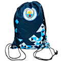 Miniatyrbild 1 av 2: Manchester City FC Particle dragsnöre väska One Size Blå/Vit/ Blue/White/Yellow One Size