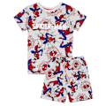 Miniatyrbild 1 av 4: Spider-Man pojke kortärmad pyjamas set 2-3 år grå Grey 2-3 Years