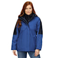 Miniatyrbild 6 av 6: Regatta Womens/Ladies Defender III 3 i 1 Vattentät Jacka 16 Royal Blue/Navy 16