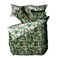 Miniatyrbild 1 av 6: Furn Amazonia Rainforest Påslakan Set Superking Jade Green Jade Green Superking