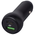 Miniatyrbild 1 av 3: Tekio Pilot USB-billaddare för bil, en storlek, enfärgad svart Solid Black One Size