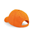 Miniatyrbild 2 av 2: Beechfield Unisex Original 5-Panel Baseballkeps i enfärgad design, One Size Orange One Size