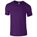 Miniatyrbild 1 av 2: Gildan herr kortärmad mjuk t-shirt 4XL lila Purple 4XL