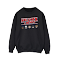 Miniatyrbild 1 av 3: Netflix Mens Stranger Things Caricature Logo Sweatshirt XXL Svart Black XXL