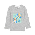 Miniatyrbild 1 av 5: Cocomelon Pojkar Baby JJ Långärmad T-shirt 18-24 Månader Grå Grey 18-24 Months