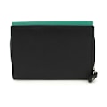 Miniatyrbild 2 av 4: Eastern Counties Leather Una Colour Block Läderplånbok One Size Black/Jade One Size