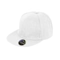 Miniatyrbild 1 av 2: Result Unisex Core Bronx Original Flat Peak Snapback Solid Colo White One Size