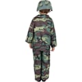 Miniatyrbild 3 av 4: Smiffys Pojkar Armédräkt 4-6 År Kamouflage Grön Camouflage Green 4-6 Years