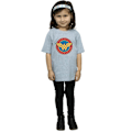 Miniatyrbild 5 av 6: Wonder Woman Girls Logo Bomull T-shirt 5-6 år Sports Grey Sports Grey 5-6 Years