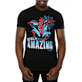 Miniatyrbild 1 av 6: Spider-Man Herr Totally Amazing Bomull T-shirt XXL Svart Black XXL