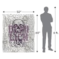 Miniatyrbild 5 av 6: Dungeons & Dragons Retro Demilich Filt En Storlek Vit White One Size
