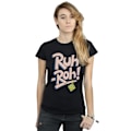Miniatyrbild 2 av 3: Scooby Doo Dam T-shirt i bomull för kvinnor/damer med hundbricka med texten Ruh-Roh, M, svart Black M