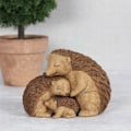 Miniatyrbild 3 av 3: Något Annorlunda Igelkott Familj Prydnad En Storlek Brun Brown One Size