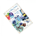 Miniatyrbild 2 av 2: Simon Elvin Gratulationskort för dig, min systerdotter, Ballonger (6-pack) O White/Multicoloured One Size