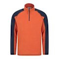 Miniatyrbild 1 av 5: Mountain Warehouse Herr Ashbourne II Halv Zip Fleece Top XXL Orange Orange XXL