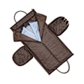Miniatyrbild 2 av 3: Quadra Nuhide Garment Weekender Duffel/Holdall Bag One Size Tan Tan One Size