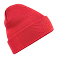 Miniatyrbild 1 av 2: Beechfield Unisex Original Cuffed Beanie Vintermössa One Size Br Bright Red One Size