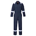 Miniatyrbild 1 av 2: Portwest Dam/Damer Bizflame Plus Overaller L R Marinblå Navy L R