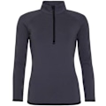 Miniatyrbild 1 av 3: AWDis Cool Dam/Dam Halv Zip Girlie Sweat Top 16 UK Charco Charcoal/Jet Black 16 UK