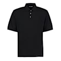 Miniatyrbild 1 av 2: Kustom Kit Herr Chunky Superwash 60C Poloshirt XL Svart Black XL