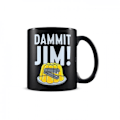 Miniatyrbild 1 av 2: The Office Dammit Jim! Mug En Storlek Svart/Grå/Gul Black/Grey/Yellow One Size