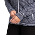 Miniatyrbild 3 av 6: Trespass Womens/Ladies Rootless Stripe Marl AT200 Fleecejacka Navy XS