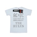 Miniatyrbild 1 av 5: AC/DC Herr Just Keep On Breaking The Rules T-Shirt M Vit White M