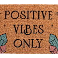 Miniatyrbild 3 av 3: Something Different Positive Vibes Only Dörrmatta One Size Natur Natural One Size