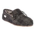 Miniatyrbild 1 av 6: Lazy Dogz Barn/Barn Moccasin Tofflor 1 UK Svart Black 1 UK