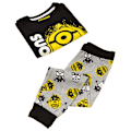 Miniatyrbild 6 av 6: Minions Pojkar Lång Pyjamas Set 7-8 År Svart/Grå/Gul Black/Grey/Yellow 7-8 Years