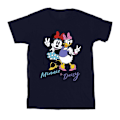 Miniatyrbild 1 av 3: Disney T-shirt i bomull med Minnie Mouse och Daisy för flickor, 12-13 år Navy Blue 12-13 Years