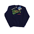 Miniatyrbild 1 av 6: National Lampoon's Christmas Vacation Herr Squirrel Tree Sweatshirt Navy Blue XL