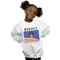 Miniatyrbild 2 av 3: Disney Princess Girls Jasmine Mondays Got Me Like Sweatshirt 5- White 5-6 Years