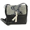 Miniatyrbild 1 av 4: Eastern Counties Leather Zada Snake Print Läderhandväska One S Black One Size