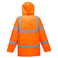 Miniatyrbild 2 av 2: Portwest Herr Regn Hi-Vis Andningsbar Säkerhetstrafikjacka XL O Orange XL