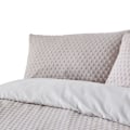 Miniatyrbild 2 av 3: The Linen Yard Tufted Polka Dot Påslakan Set Single Stone Stone Single
