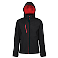 Miniatyrbild 1 av 3: Regatta Venturer 3-lagers Membran Soft Shell Jacka S Svart Black/Red S