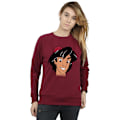 Miniatyrbild 2 av 3: Disney Dam/Kvinnor Aladdin Headshot Sweatshirt L Bourgogne Burgundy L