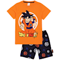 Miniatyrbild 1 av 4: Dragon Ball Z Pojkarnas Goku Kort Pyjamas Set 9-10 År Orange Orange 9-10 Years