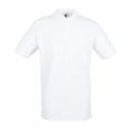 Miniatyrbild 1 av 2: Henbury Herr Modern Fit Bomull Pique Poloskjorta L Vit White L