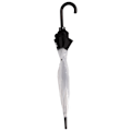 Miniatyrbild 4 av 4: Trespass Unisex Vuxen Rainfall Clear POE Käpp paraply One Siz Black One Size