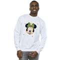 Miniatyrbild 1 av 4: Disney Herr Minnie Mouse Happy Christmas Sweatshirt 4XL Vit White 4XL