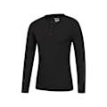 Miniatyrbild 4 av 4: Mountain Warehouse Herr Talus Henley Termisk Topp M Svart Black M