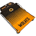 Miniatyrbild 2 av 2: Wolverhampton Wanderers FC Crest Dragsnöre Väska En Storlek Svart/ Black/Gold One Size