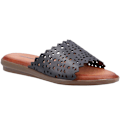 Miniatyrbild 3 av 4: Hush Puppies Dam/Dam Bryony Läder Mules 5 UK Svart Black 5 UK