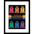 Miniatyrbild 1 av 2: Star Wars R2-D2 Rainbow Inramad Poster 40cm x 30cm Flerfärgad Multicoloured 40cm x 30cm