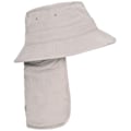 Miniatyrbild 1 av 3: Trespass Unisex Bucket Hat med nackskydd för vuxna, storlek M Pebbles M/L