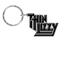 Miniatyrbild 1 av 2: Thin Lizzy Logo Nyckelring One Size Svart/Silver Black/Silver One Size