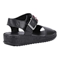 Miniatyrbild 2 av 4: Hush Puppies Dam/Damer Ellie Läder Kilklackssandaler 6 UK Sva Black 6 UK