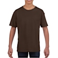 Miniatyrbild 1 av 2: Gildan Mäns Soft Style Ringspun T-shirt L Mörk Choklad Dark Chocolate L